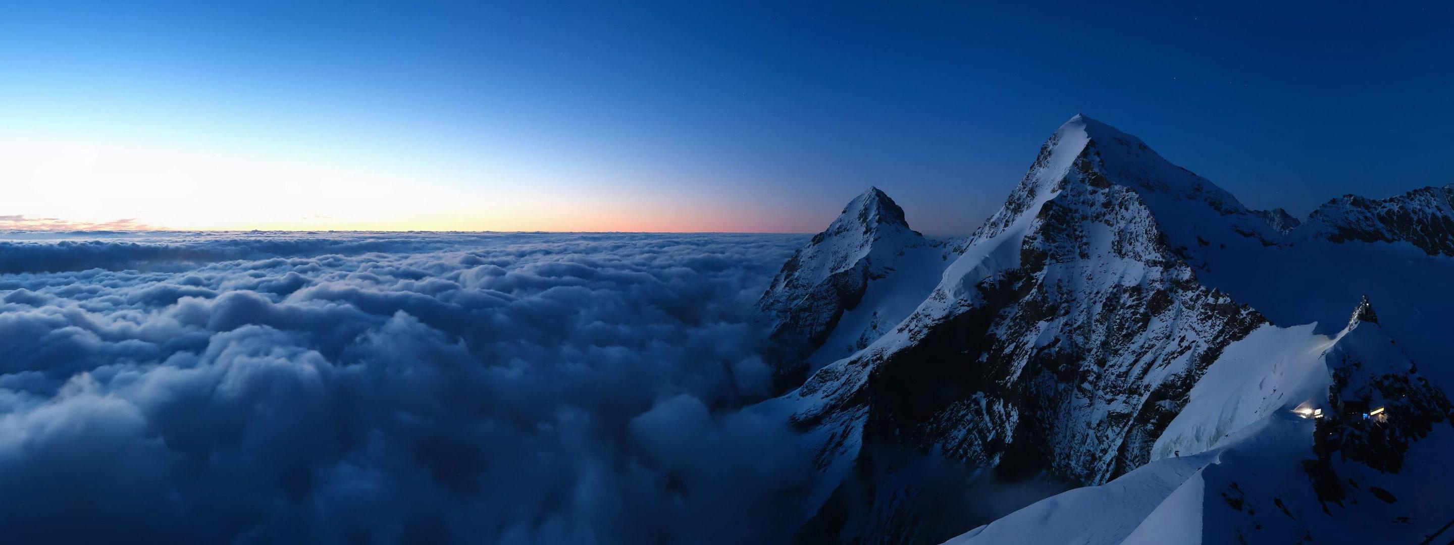 Livecambild Jungfrau Ostgrat 09 Juli 2021 2230